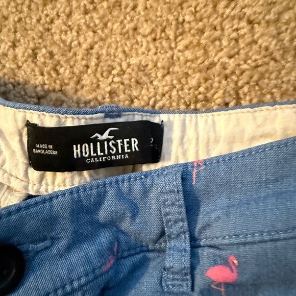 Men’s Blue Flamingo Print Shorts - Picture 6 of 7